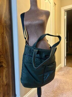 Vee Collective gorgeous shade of Green / Black Tote Bag